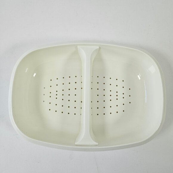 VTG Tupperware 3PC Steamer Serving Bowl Harvest Gold 1273-5 1274-4 1275-4 Canada - Picture 12 of 16